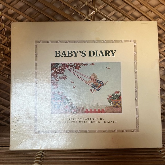Vintage Baby's Diary memories Henriette Willebeek Le Mair Philomel Book - Picture 1 of 8